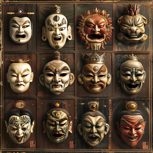 十二相面具