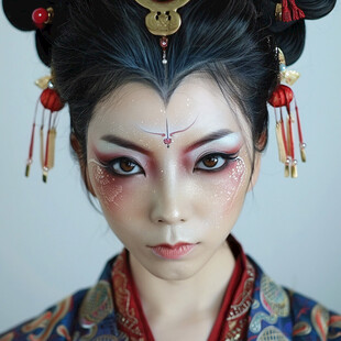 非物质文化化妆妆容