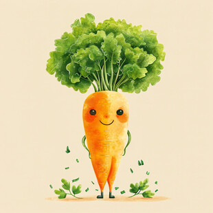 胡萝卜插画