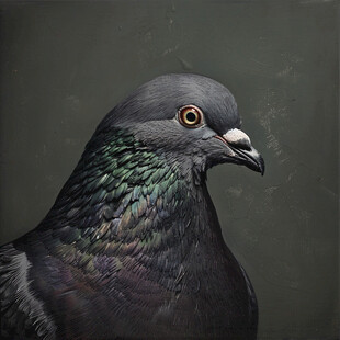 室内装饰画鸽子