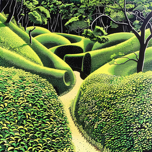 茶园装饰画