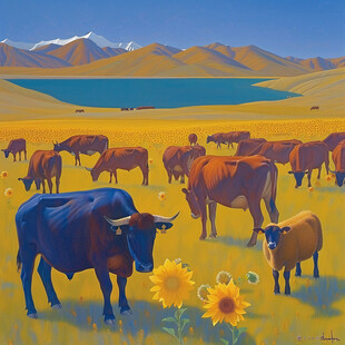 牛草地大山溪水