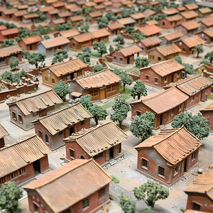 古代街景微缩景观