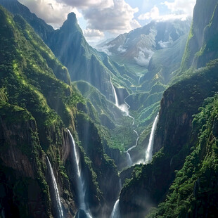 写实风景合成