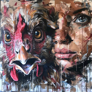 新颖新锐创意艺术绘画