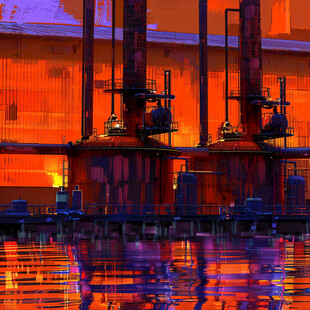 工业场景工业题材