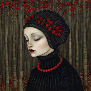 人物装饰画原创