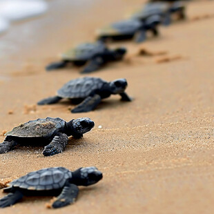 爬行纲海龟科动物