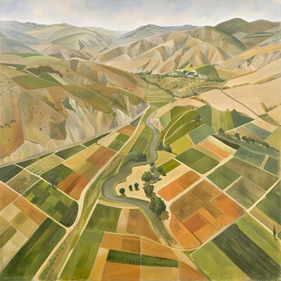 彩色地形地理地貌