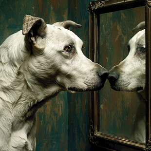 宠物怀旧装饰画