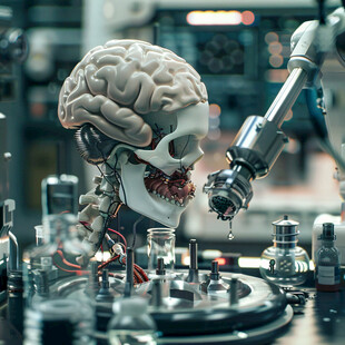 机器人脑部
