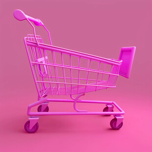购物车插画