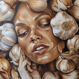 面部美容美容壁画