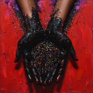 视觉冲击力广告装饰画