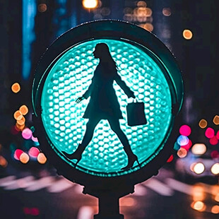 绿灯过马路