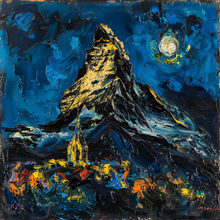 星空系列油画展