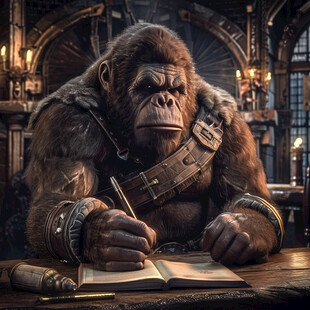 霸气大猩猩形象