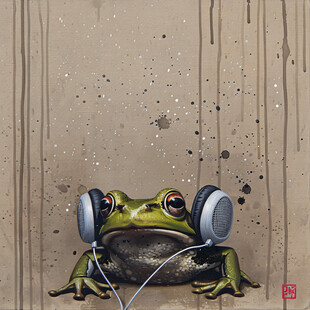 青蛙室内装饰画