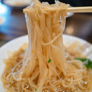 红薯饸络面特写