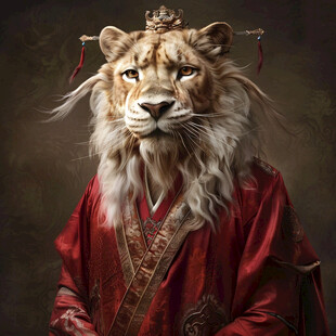 拟人化狮子