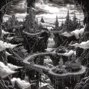 魔幻场景插画