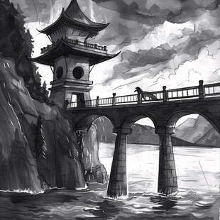 奈何桥插画