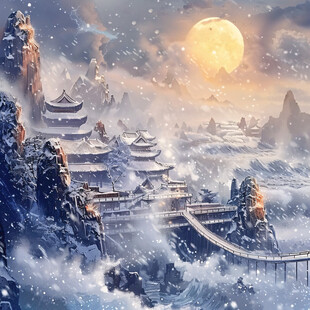 古风仙境天上宫阙