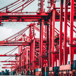 洋山深水港风光