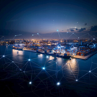 商务贸易航运物流