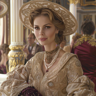 欧洲宫廷美女贵妇