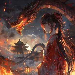 国风动漫少女