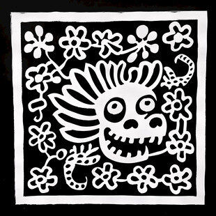 纳西族蜡染印花