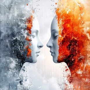 视觉冲击力广告装饰画