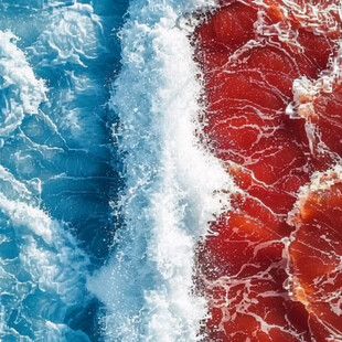 海洋流动装饰画