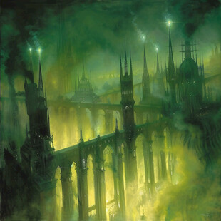 哥特式建筑装饰画