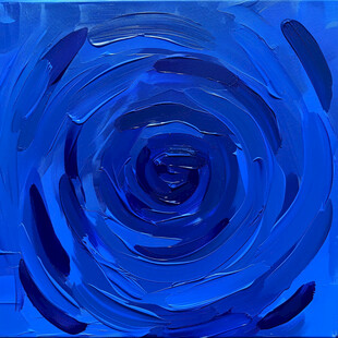 皇家蓝立体感浮雕背景