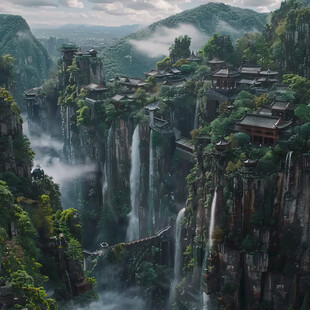 写实风景合成