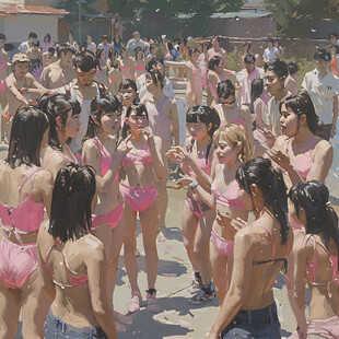 比基尼小姐选举现场