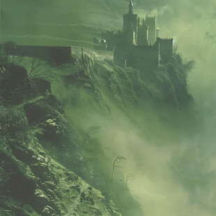 绿色视觉冲击力背景