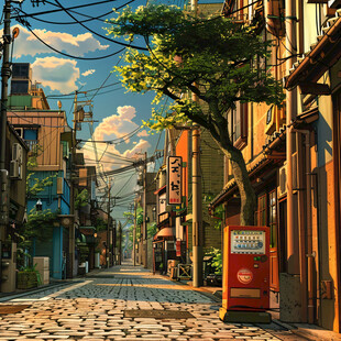 插画街道