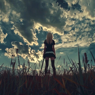 稻田守望者稻草人