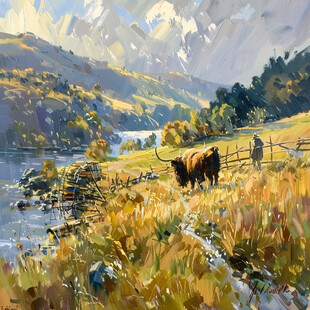 牛草地大山溪水