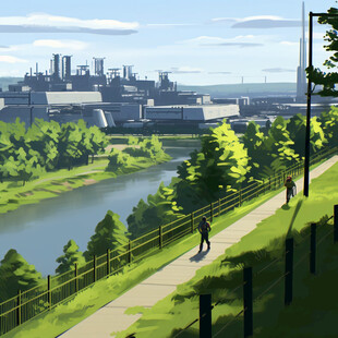 电厂场景海报