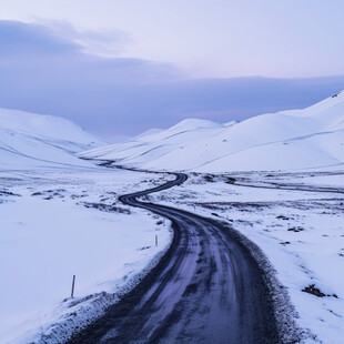 冰天雪地冰雪路段