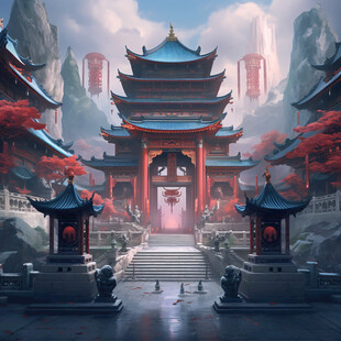 中国风场景