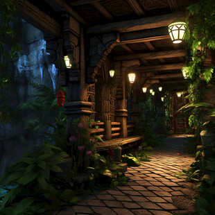 童话森林主题场景