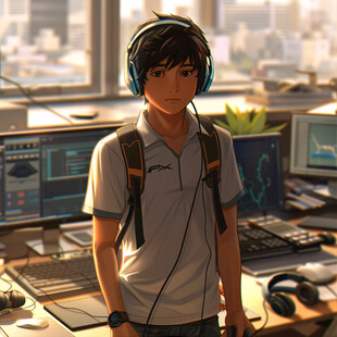 青春年少校园漫画人物