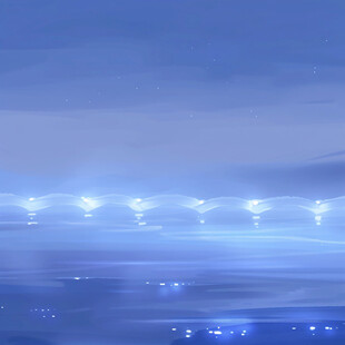 蓝色兰色湖蓝梦幻效果