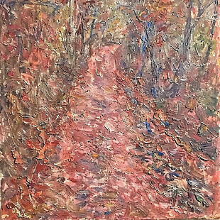 高空府视森林抽像画