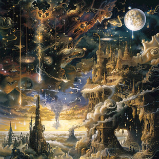 魔幻场景插画